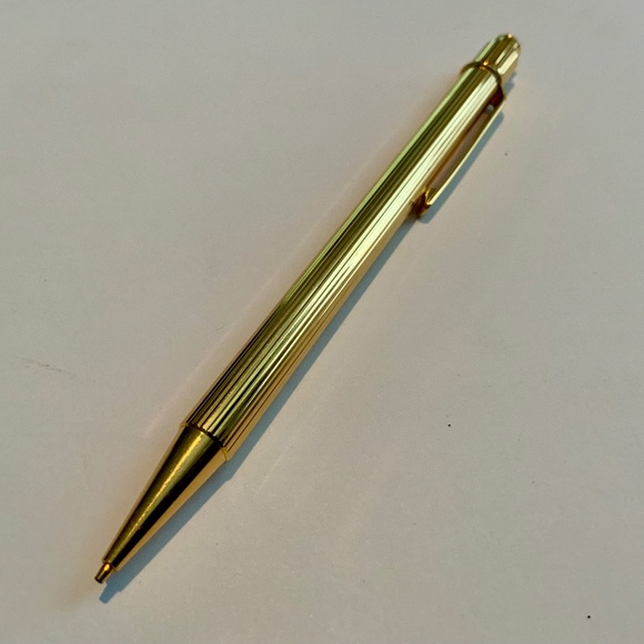 Must de Cartier Gold Plated Mechanical Pencil - Picture 1 of 12